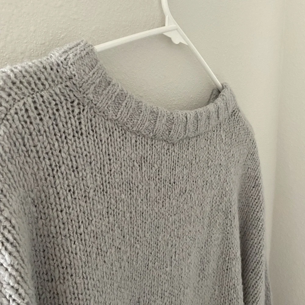 Aerie Oversized Gray Sweater - Picture 8 of 9